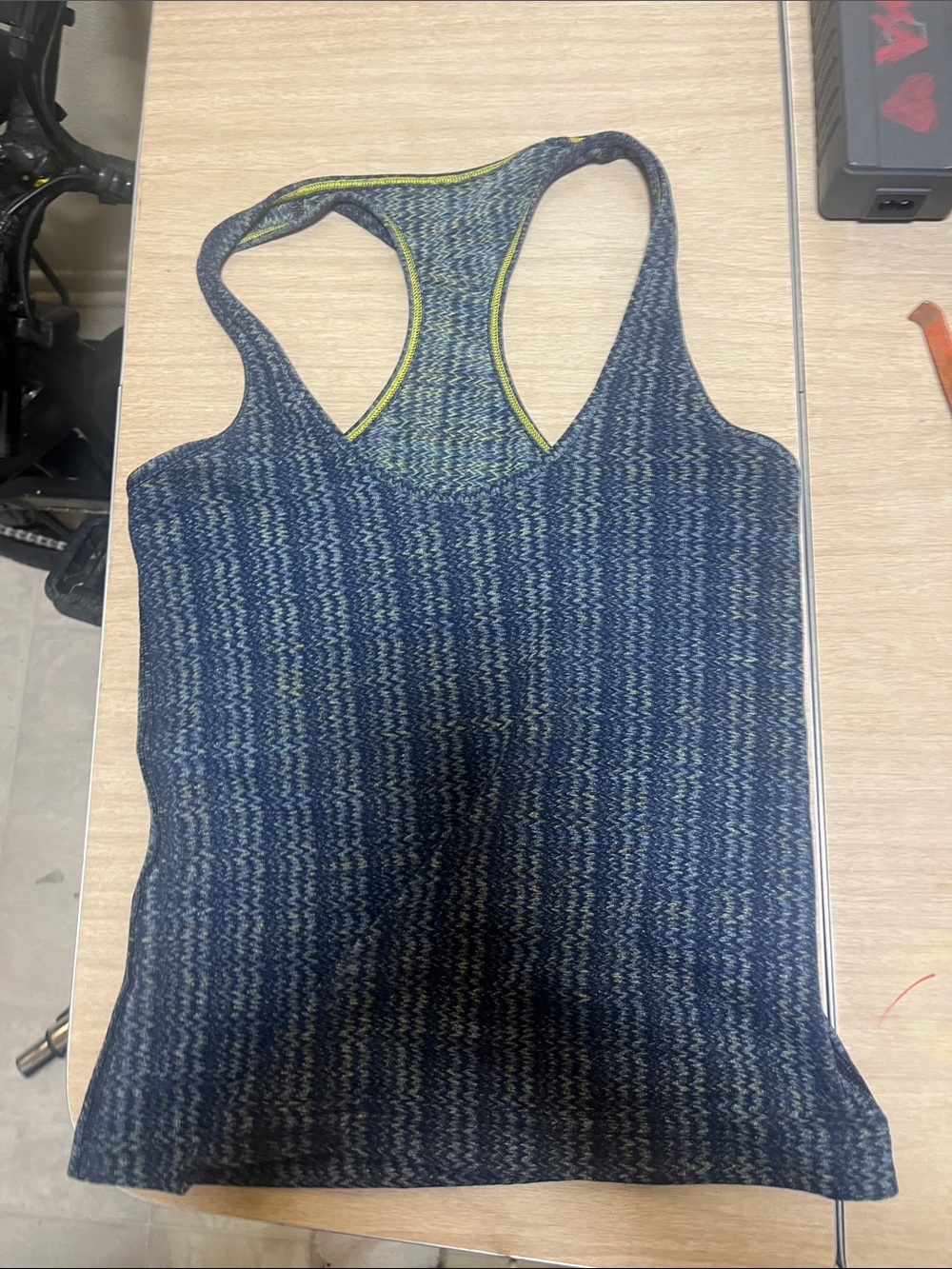LULU AUTHENTIC Racerback reversible form fitting tank top